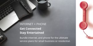Internet and Phone bundle flyer